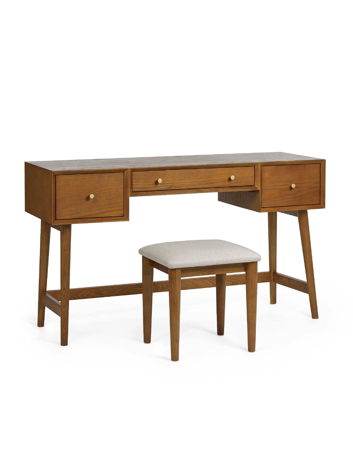 Lowry 3 Drawer Dressing Table and Stool