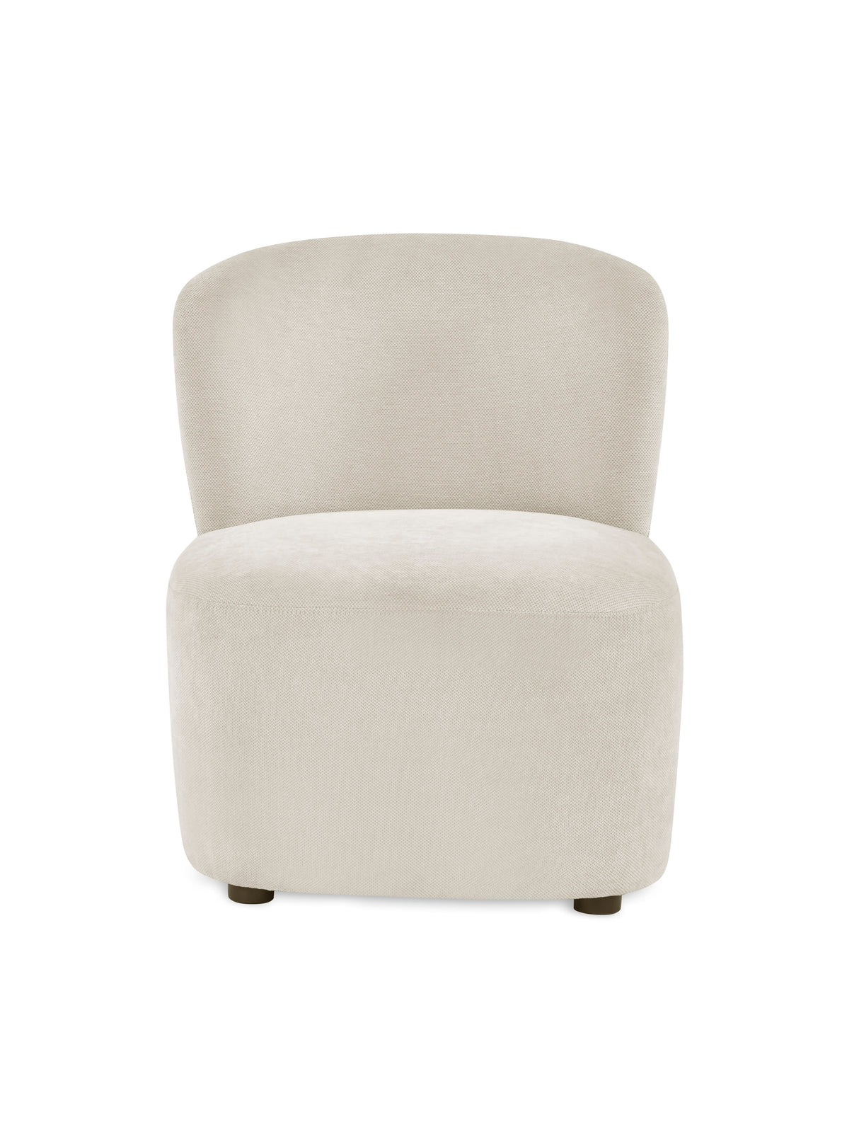 Lunetta Upholstered Armless Accent Chair