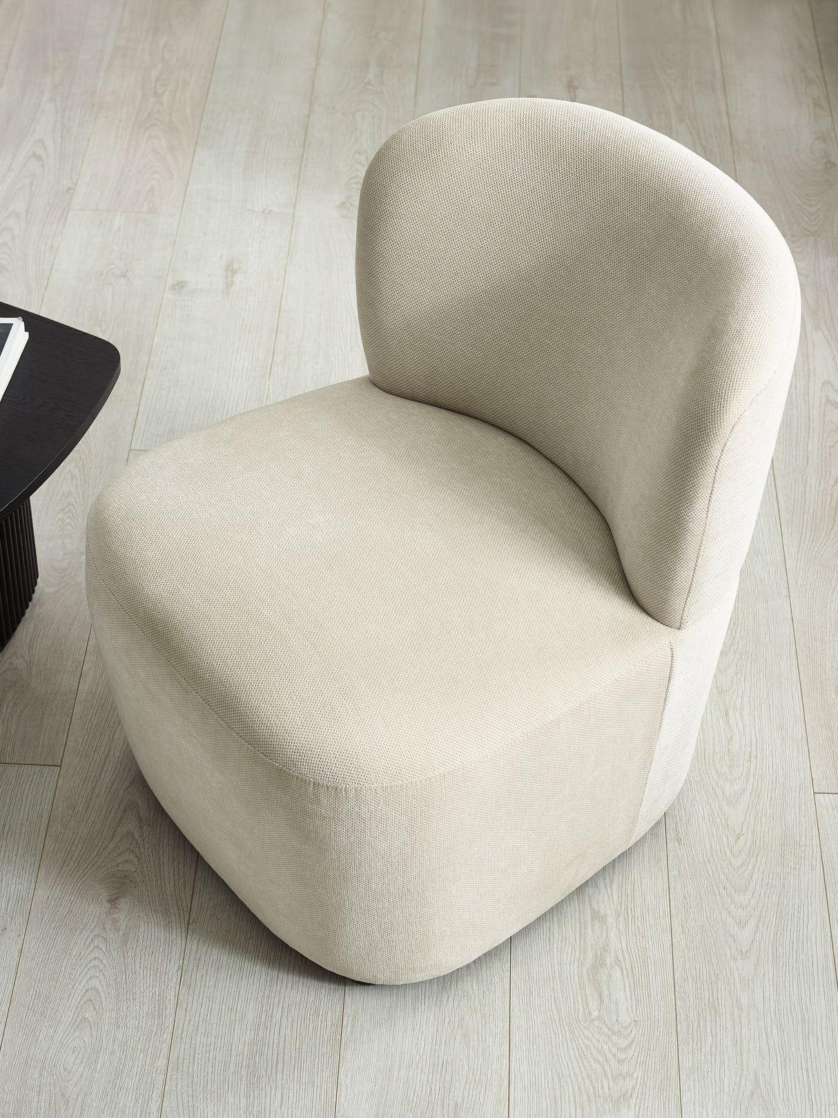 Lunetta Upholstered Armless Accent Chair