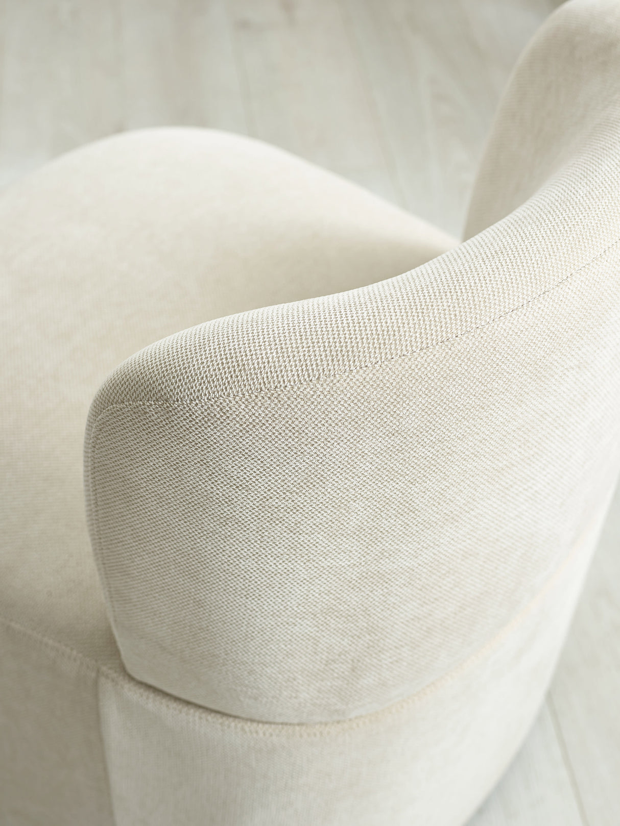Lunetta Upholstered Armless Accent Chair