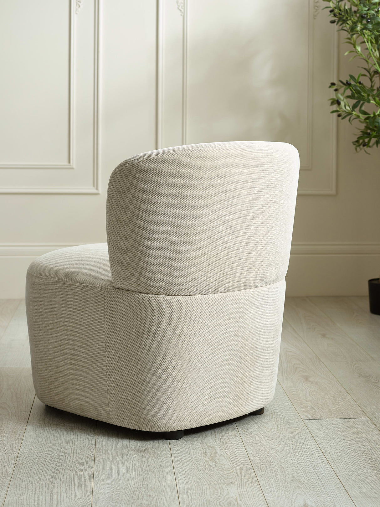Lunetta Upholstered Armless Accent Chair