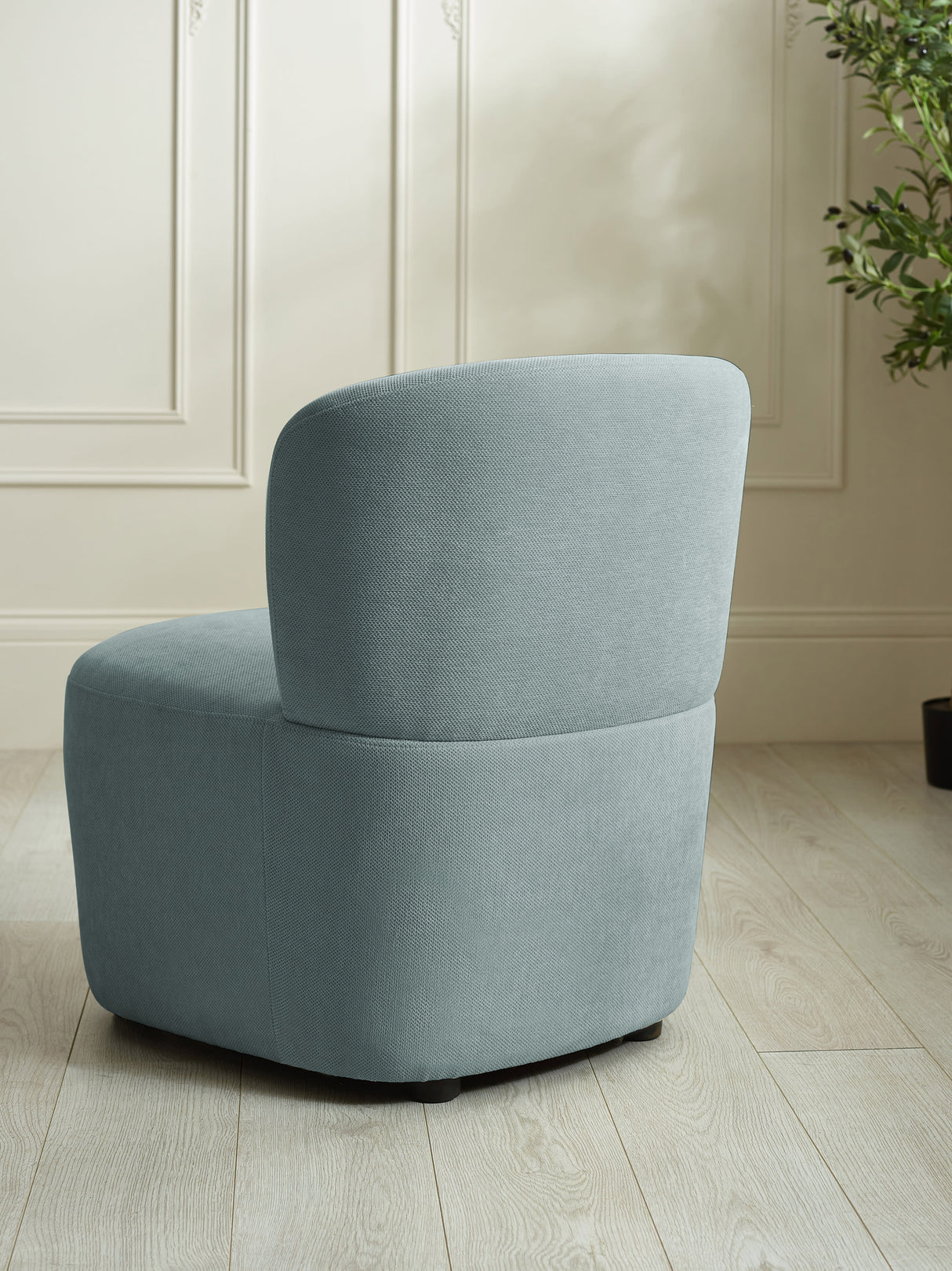 Lunetta Upholstered Armless Accent Chair