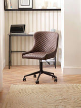 Luxe Diamon Quilted Upholstered Office Chair