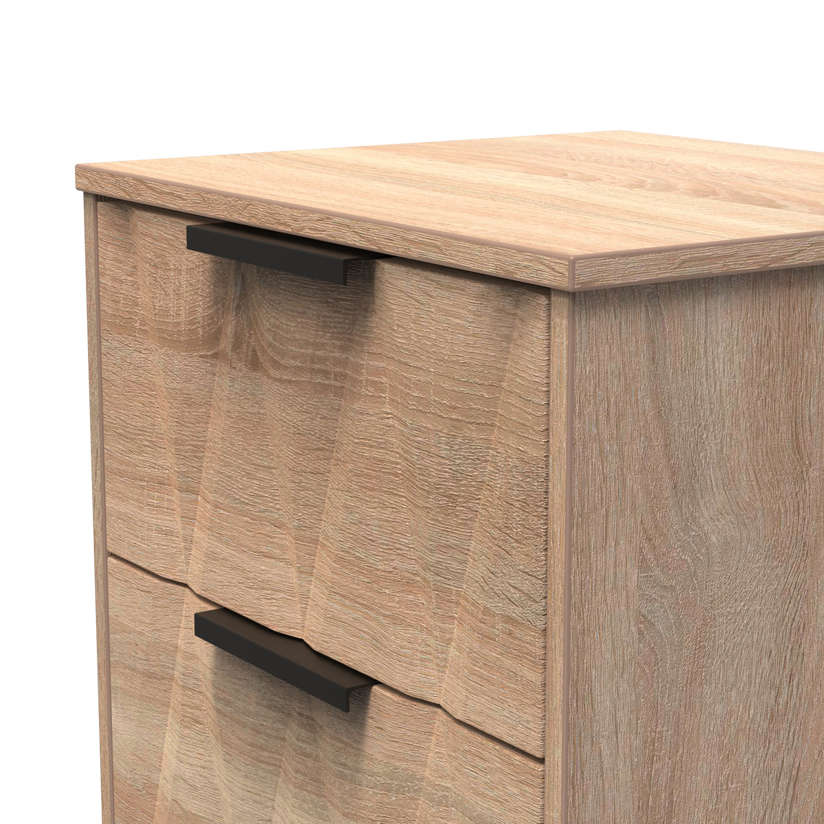 Las Vegas 3 Drawer Bedside Cabinet