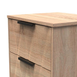 Las Vegas 3 Drawer Bedside Cabinet