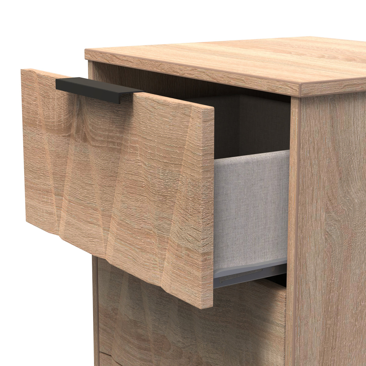 Las Vegas 3 Drawer Bedside Cabinet
