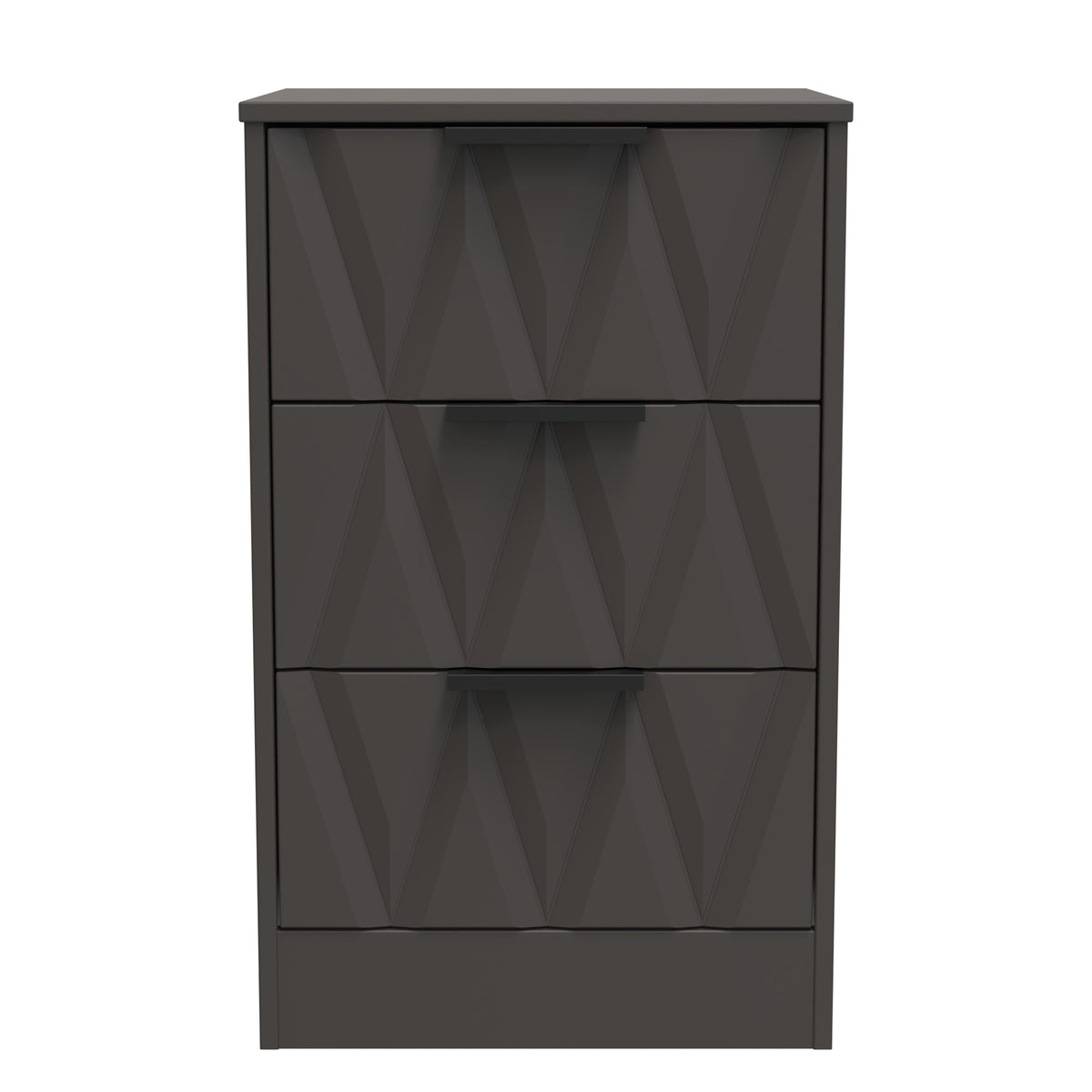 Las Vegas 3 Drawer Bedside Cabinet