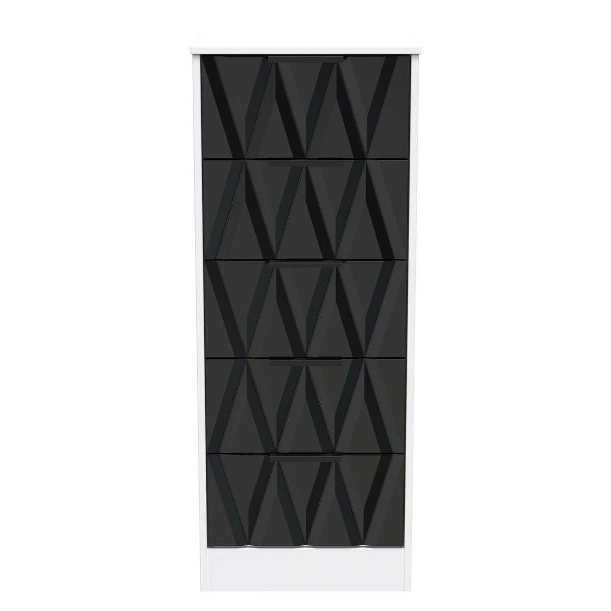 Las Vegas 5 Drawer Bedside Cabinet