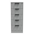 Las Vegas 5 Drawer Bedside Cabinet