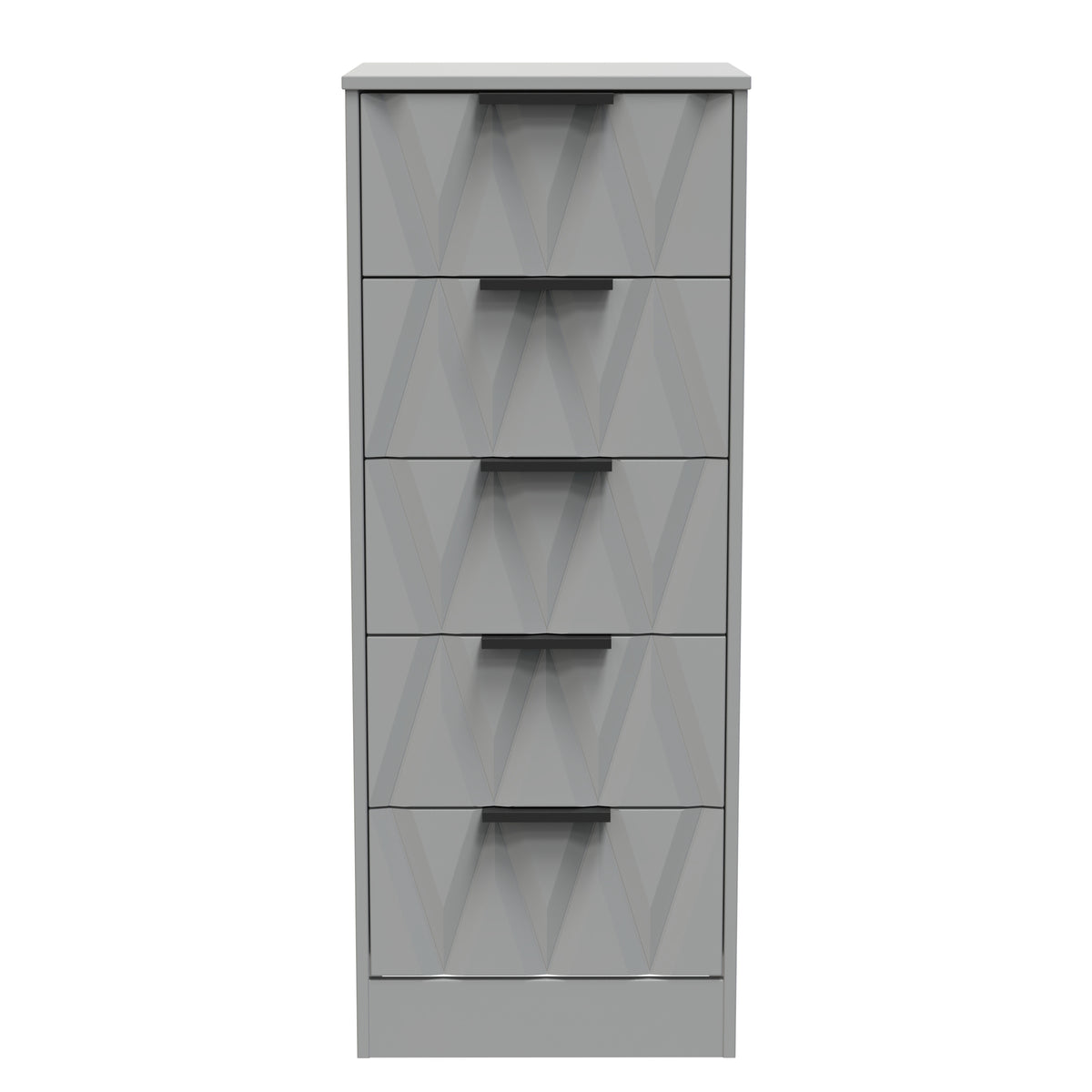 Las Vegas 5 Drawer Bedside Cabinet