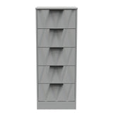 Las Vegas 5 Drawer Bedside Cabinet