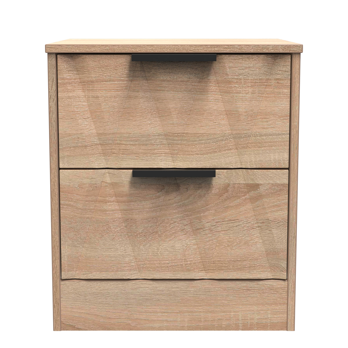 Las Vegas 2 Drawer Bedside Cabinet