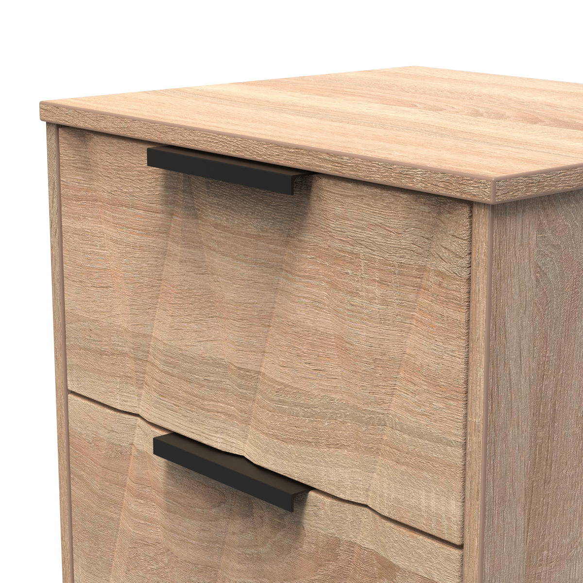 Las Vegas 2 Drawer Bedside Cabinet