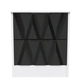 Las Vegas 2 Drawer Bedside Cabinet
