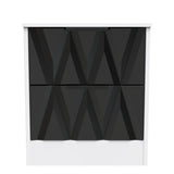 Las Vegas 2 Drawer Bedside Cabinet