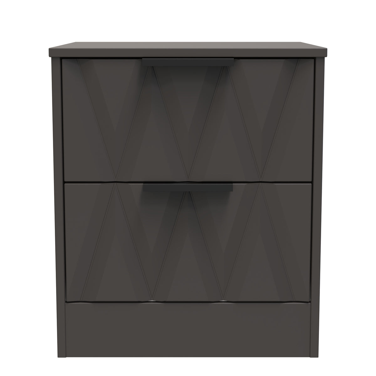 Las Vegas 2 Drawer Bedside Cabinet