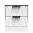 Las Vegas 2 Drawer Bedside Cabinet