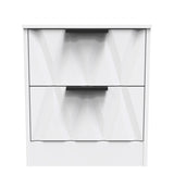 Las Vegas 2 Drawer Bedside Cabinet