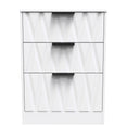 Las Vegas 3 Drawer Midi Deep Chest