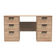 Las Vegas 6 Drawer Kneehole Desk