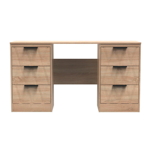 Las Vegas 6 Drawer Kneehole Desk