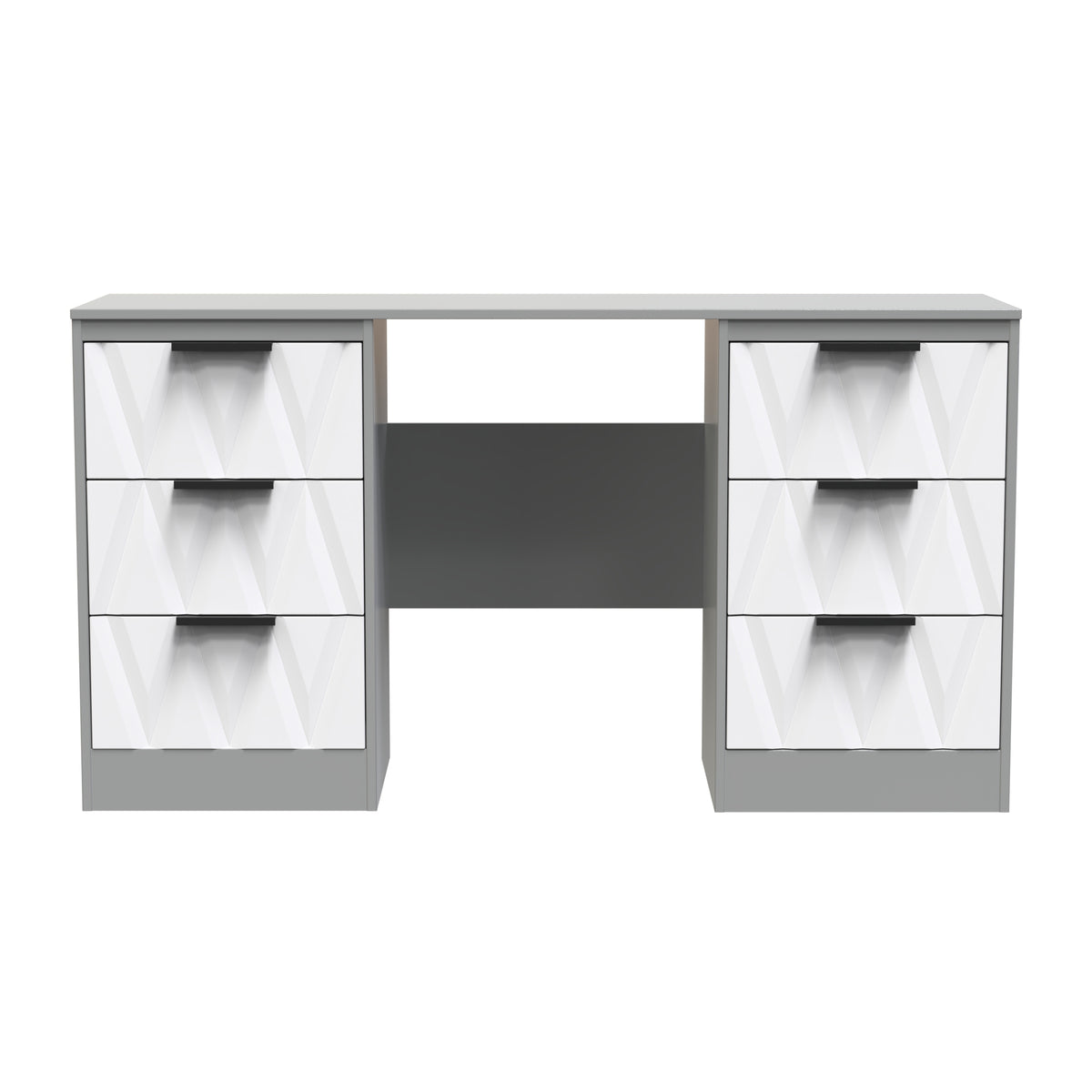 Las Vegas 6 Drawer Kneehole Desk