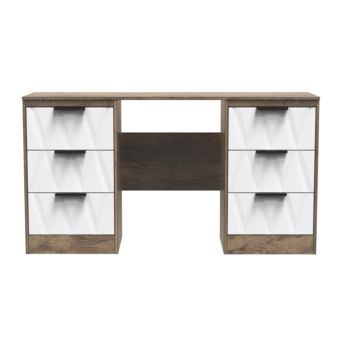 Las Vegas 6 Drawer Kneehole Desk