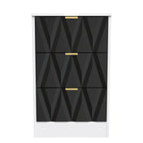 Las Vegas 3 Drawer Bedside Cabinet