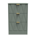 Las Vegas 3 Drawer Bedside Cabinet