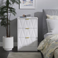 Las Vegas 3 Drawer Bedside Cabinet