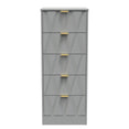 Las Vegas 5 Drawer Bedside Cabinet