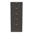 Las Vegas 5 Drawer Bedside Cabinet