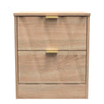 Las Vegas 2 Drawer Bedside Cabinet