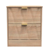 Las Vegas 2 Drawer Bedside Cabinet