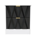 Las Vegas 2 Drawer Bedside Cabinet