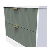Las Vegas (Black Handles) 2 Drawer Midi Chest