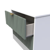 Las Vegas (Black Handles) 2 Drawer Midi Chest