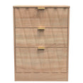 Las Vegas 3 Drawer Midi Deep Chest