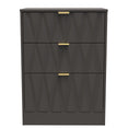 Las Vegas 3 Drawer Midi Deep Chest