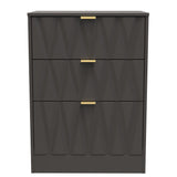 Las Vegas 3 Drawer Midi Deep Chest