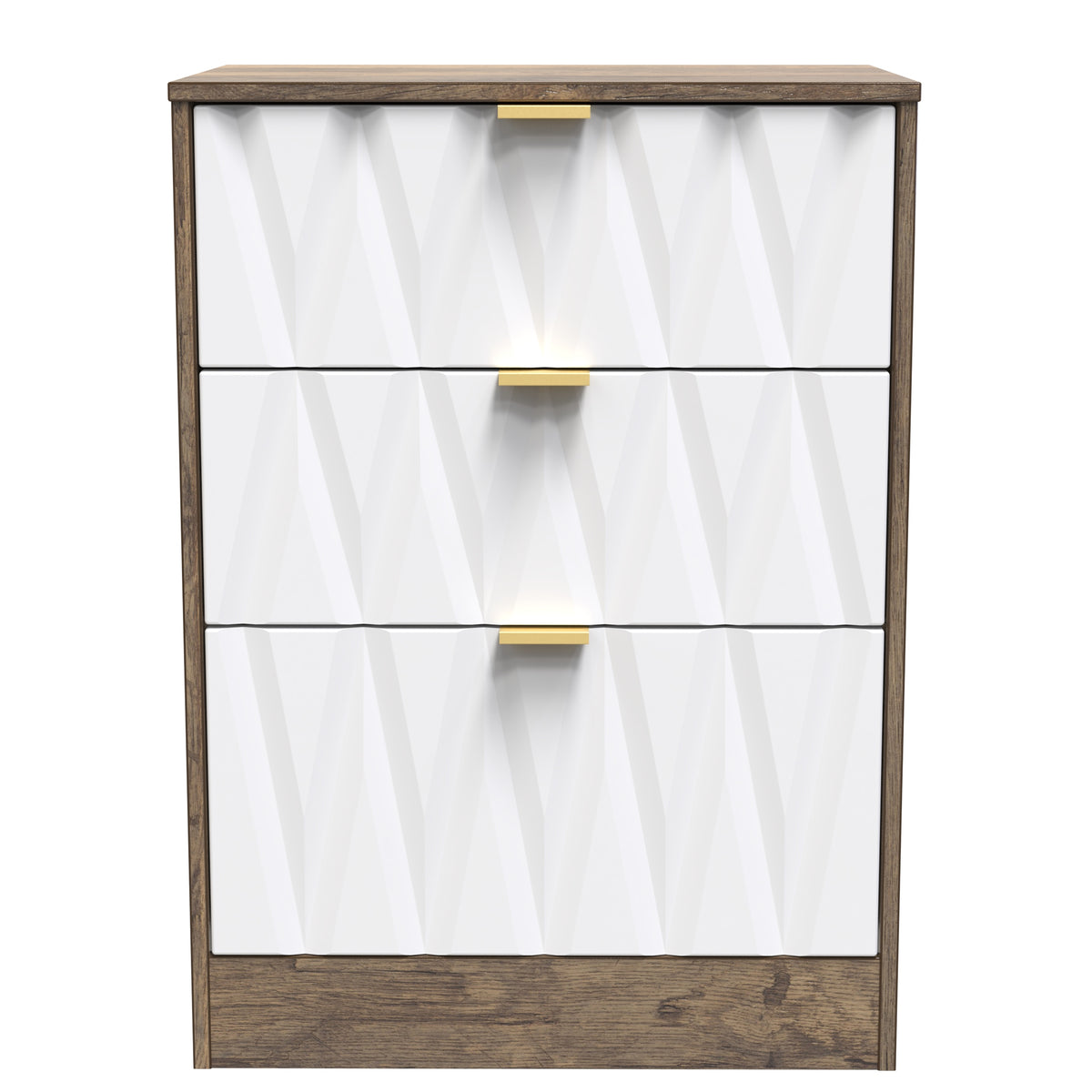 Las Vegas 3 Drawer Midi Deep Chest