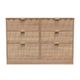 Las Vegas 6 Drawer Midi Chest