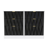 Las Vegas 6 Drawer Midi Chest