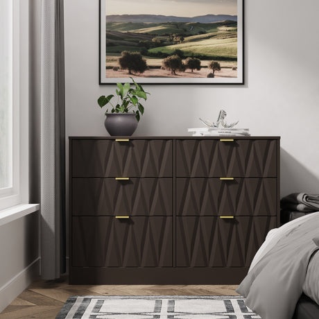 Las Vegas 6 Drawer Midi Chest