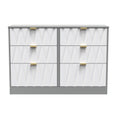 Las Vegas 6 Drawer Midi Chest