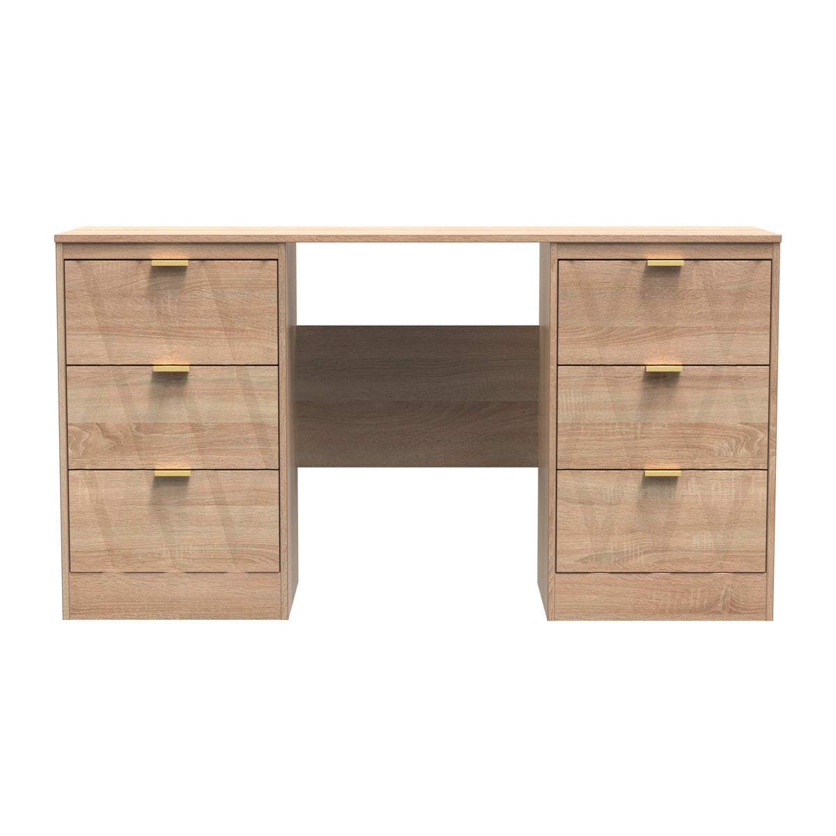 Las Vegas 6 Drawer Kneehole Desk