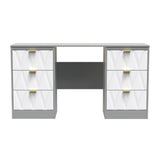 Las Vegas 6 Drawer Kneehole Desk