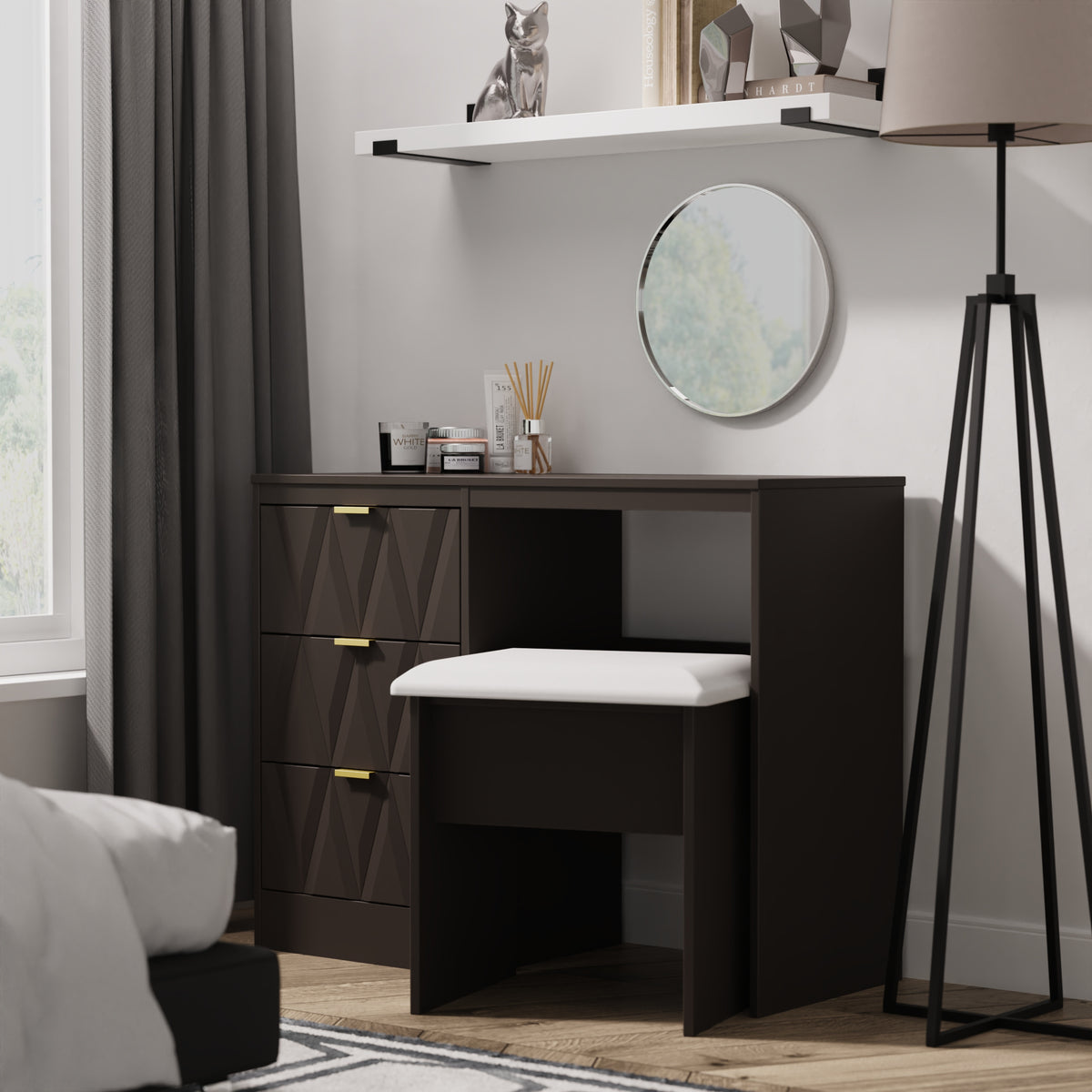 Las Vegas 3 Drawer Vanity