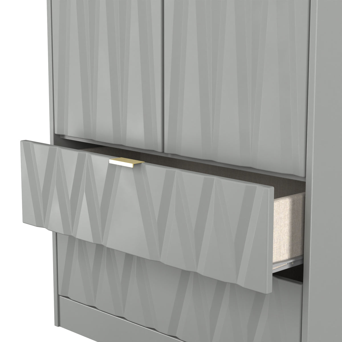 Las Vegas Tall 2 Drawer Wardrobe