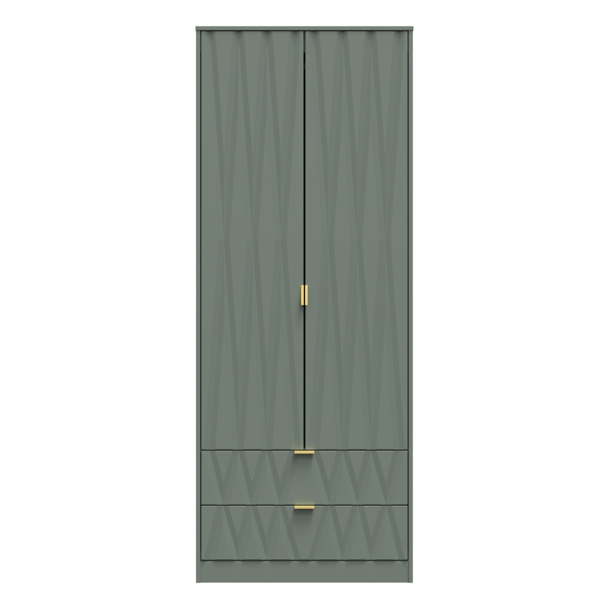 Las Vegas Tall 2 Drawer Wardrobe
